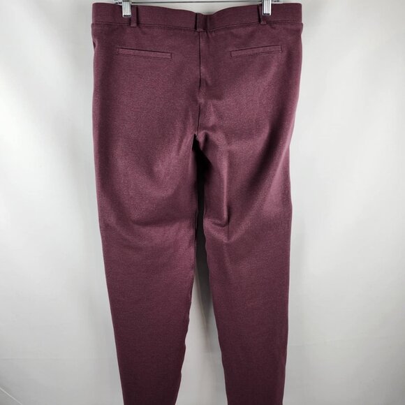 Betabrand Pants Womens XL-Long Dress Yoga Mauve Straight Leg W0076-STR (36x30) - Picture 7 of 9